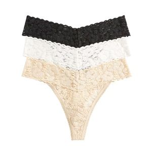NWT I.N.C 3 pack Lace Thong - Size M